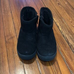 Kids Black Winter Boots